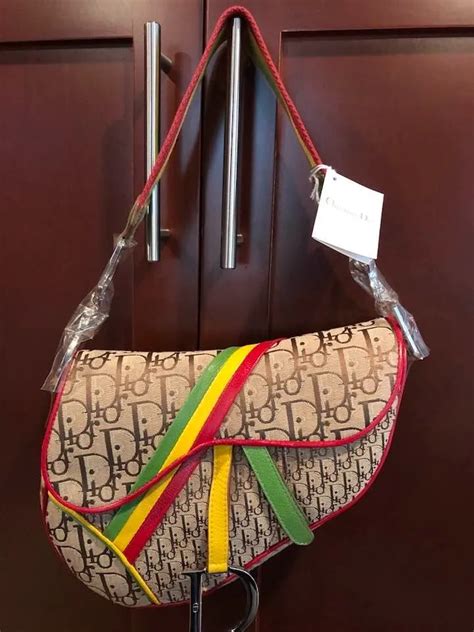 dior rasta saddle bag.